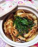 焼肉のたれでガッツリ味★ミルフィーユ鍋