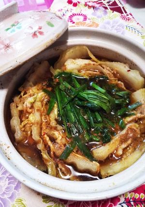 焼肉のたれでガッツリ味★ミルフィーユ鍋-レシピのメイン写真