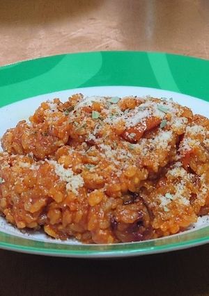 セブンイレブンで売っている食材リゾット-レシピのメイン写真