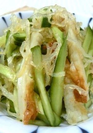 こりこりクラゲ!?　冷凍しらたきの酢の物-レシピのメイン写真