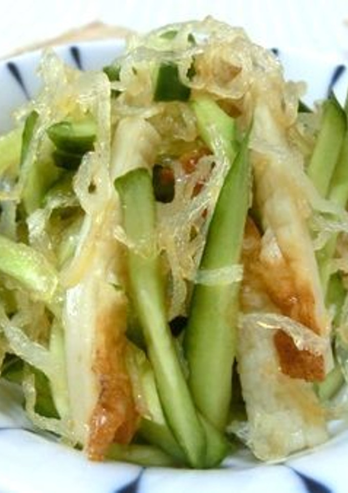 こりこりクラゲ!?　冷凍しらたきの酢の物-レシピのメイン写真