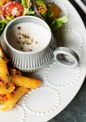 妊婦飯♪たっぷり牛肉のペンネプレート②-レシピのメイン写真