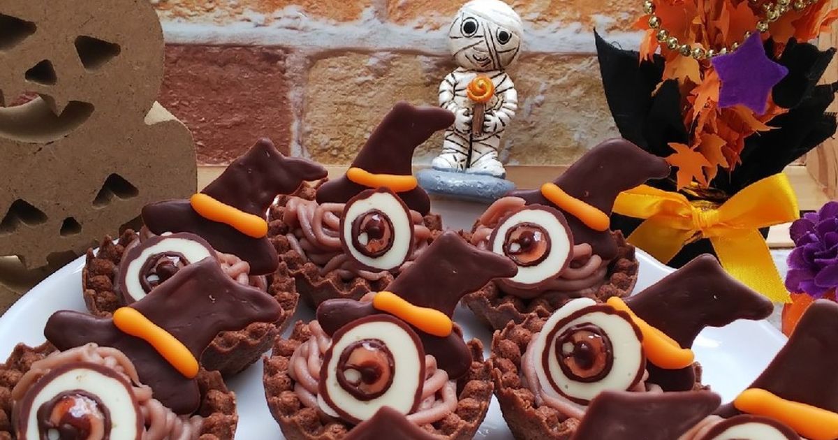 ハロウィンおばけタルト by むささびみい 【クックパッド】 簡単