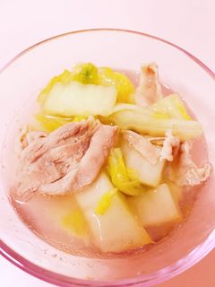 豚肉と白菜の塩にんにくスープ-レシピのメイン写真