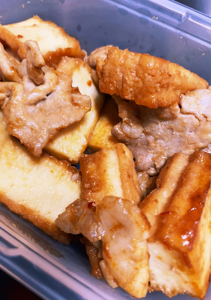 超簡単！厚揚げと豚肉のピリ辛味噌炒め-レシピのメイン写真