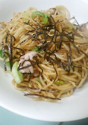 天津冬菜が隠し味・我が家の醤油焼きそば-レシピのメイン写真