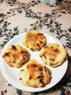 粉チーズ&ちくわ消費!明太マヨポテト団子-レシピのメイン写真
