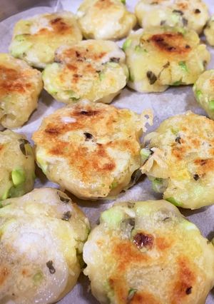 じゃが芋とえだまめの餅チーズ焼き-レシピのメイン写真