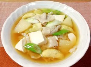 ＊豚肉なすじゃが芋ほっこり味噌汁＊-レシピのメイン写真