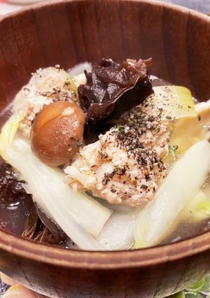 優しくて美味しい塩ちゃんこ鍋スープ-レシピのメイン写真