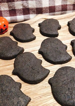 ハロウィン♡ブラックココアクッキーGF-レシピのメイン写真