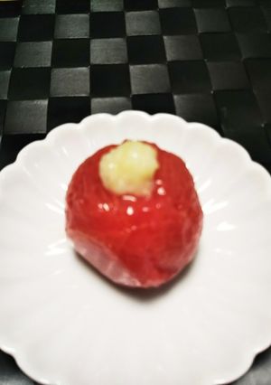 簡単湯剥きトマトのハチミツ漬け-レシピのメイン写真