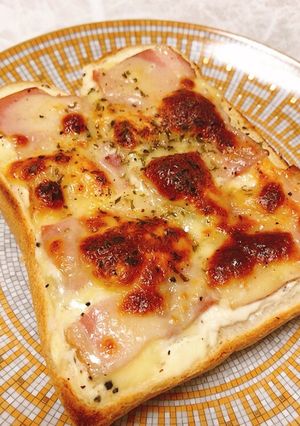 豆腐クリームでクロックムッシュ♡-レシピのメイン写真