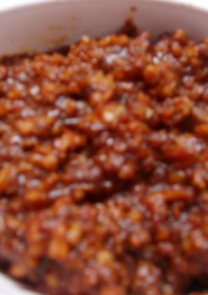 ヘルシー！ノンオイル！にんにく肉味噌！-レシピのメイン写真