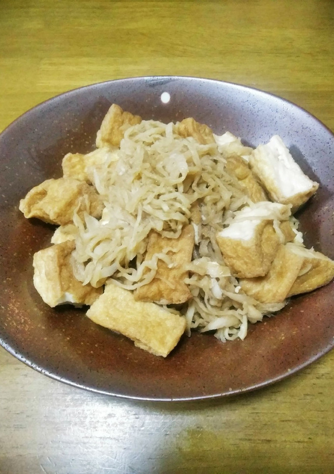 梨湖の簡単！厚揚げ切り干し大根！-レシピのメイン写真
