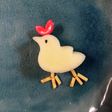りんご型抜き*鳥さん