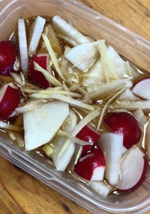 簡単酢で！大根と新生姜の甘酢づけ-レシピのメイン写真