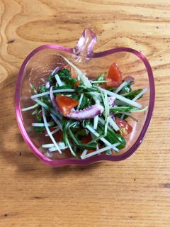 いかげそとミニトマトと水菜のマリネ-レシピのメイン写真