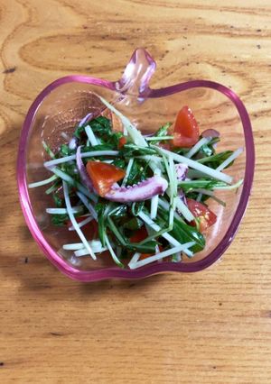 いかげそとミニトマトと水菜のマリネ-レシピのメイン写真