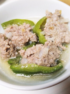 ピーマンの肉づめ♪(スープとしてもOK)-レシピのメイン写真