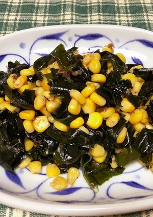 わかめコーン-レシピのメイン写真
