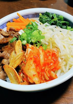 簡単　絶品✨スタミナ　ビビンバ丼-レシピのメイン写真