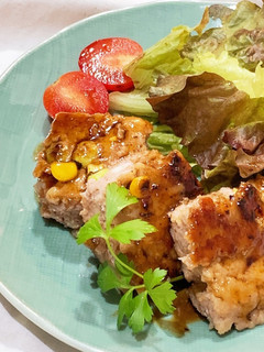丸めない!一気に焼いて作る簡単つくね-レシピのメイン写真