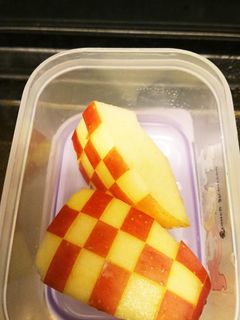 リンゴ 飾り切り-レシピのメイン写真