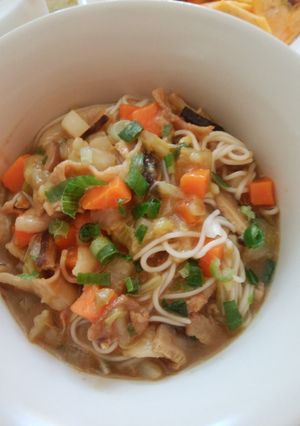 具だくさん煮込みそうめん(カレー味)-レシピのメイン写真