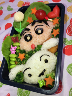 キャラ弁 クレヨンしんちゃん弁当-レシピのメイン写真