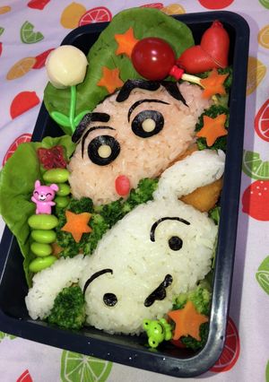 キャラ弁 クレヨンしんちゃん弁当-レシピのメイン写真