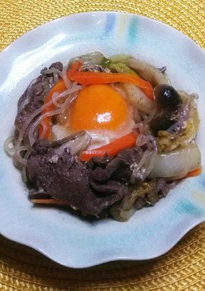 【フライパンで】すき焼き風-レシピのメイン写真
