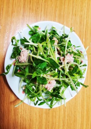 豆苗サラダ-レシピのメイン写真