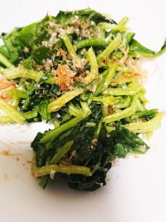 水ほうれん草のぬか漬け-レシピのメイン写真