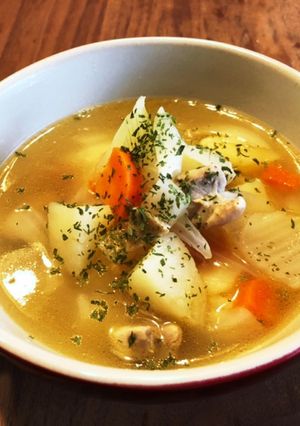 根菜入り参鶏湯風スープ-レシピのメイン写真
