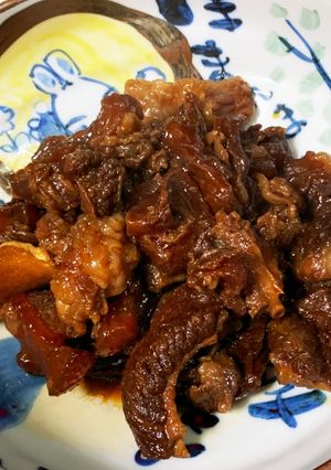 圧力鍋で簡単牛スジの煮込み-レシピのメイン写真