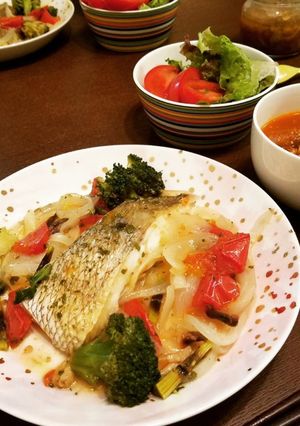 鯛のアクアパッツァ（2人前）-レシピのメイン写真