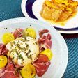 1分で簡単、お洒落な前菜!ブラータチーズ