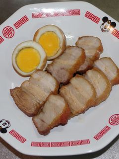 【簡単】豚バラブロックで作る焼豚と煮卵-レシピのメイン写真