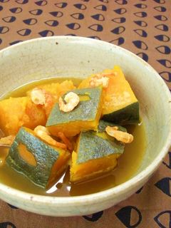 かぼちゃと干し海老 あっさり煮-レシピのメイン写真