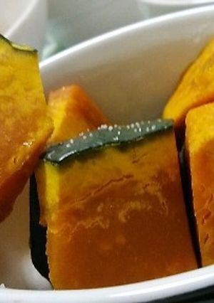 南瓜１人前レンジで３分簡単ホクホク料理-レシピのメイン写真