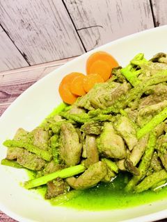 豚ロースとアスパラガスのバジル炒め-レシピのメイン写真