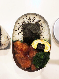 今日はおにぎり?!弁当-レシピのメイン写真