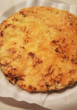キャベチーズ焼き　(たこ焼き粉の消費に)-レシピのメイン写真