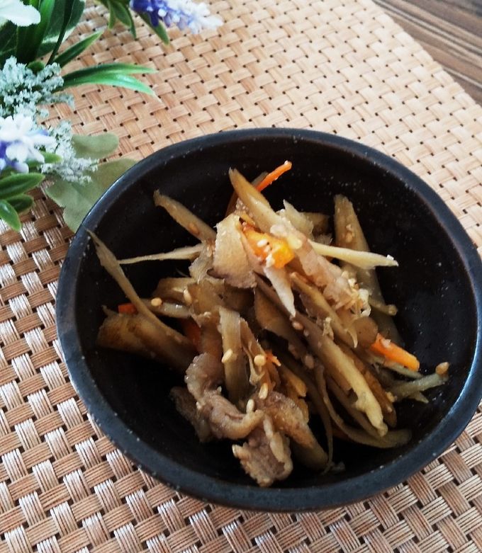 ごぼうのしぐれ煮(きんぴらごぼう)-レシピのメイン写真