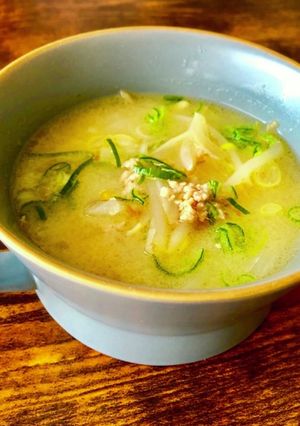 味噌ラーメン風♪体温まる味噌スープ♡-レシピのメイン写真