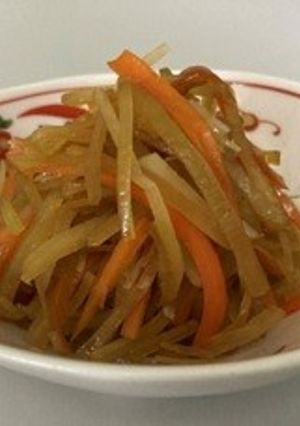 捨てるのもったいないー大根の皮きんぴら-レシピのメイン写真