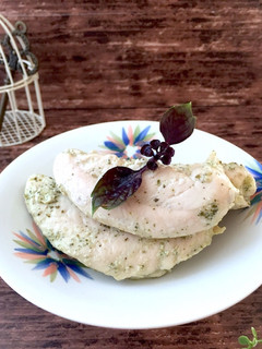 ささみでサラダチキン バジル味-レシピのメイン写真