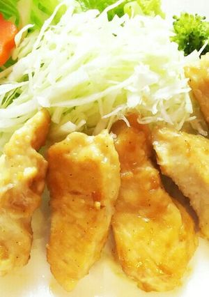鶏胸肉の照り焼き 辛子風味-レシピのメイン写真