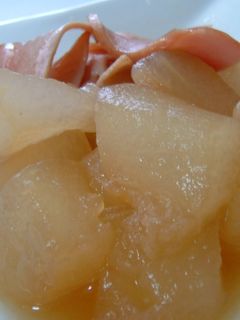 冬瓜とハムの和風煮物-レシピのメイン写真